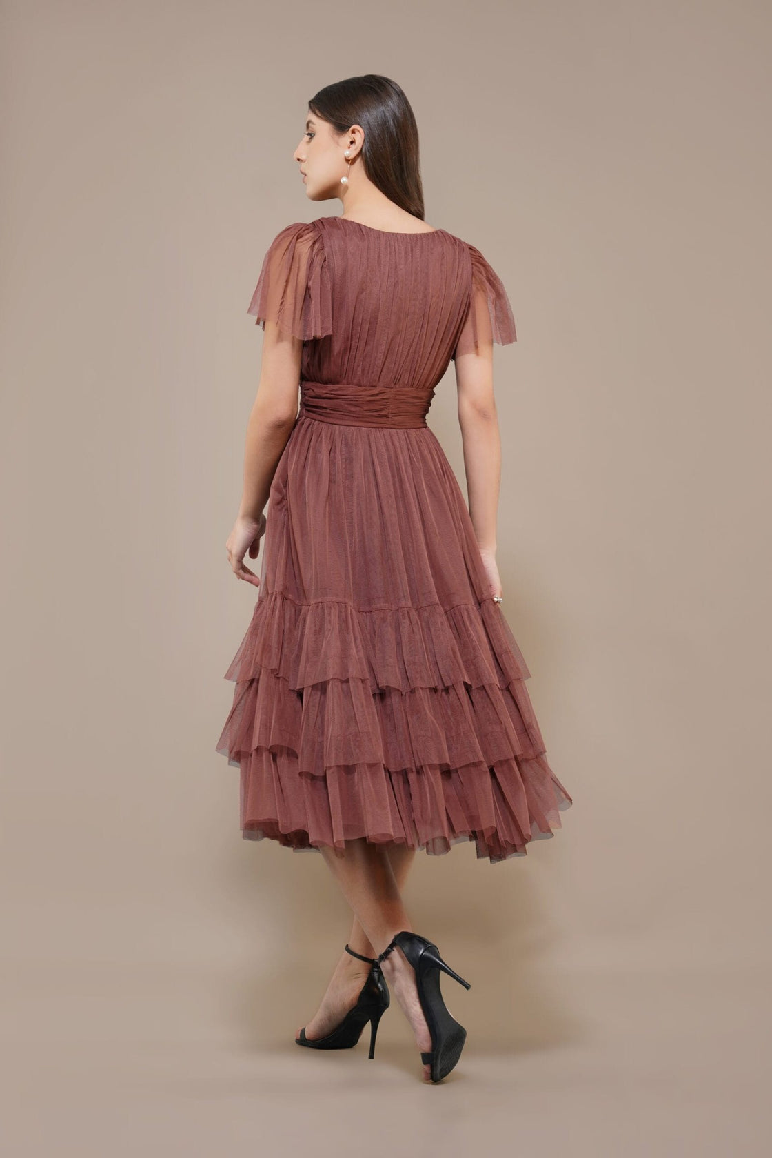 Madison Midi Rose Brown