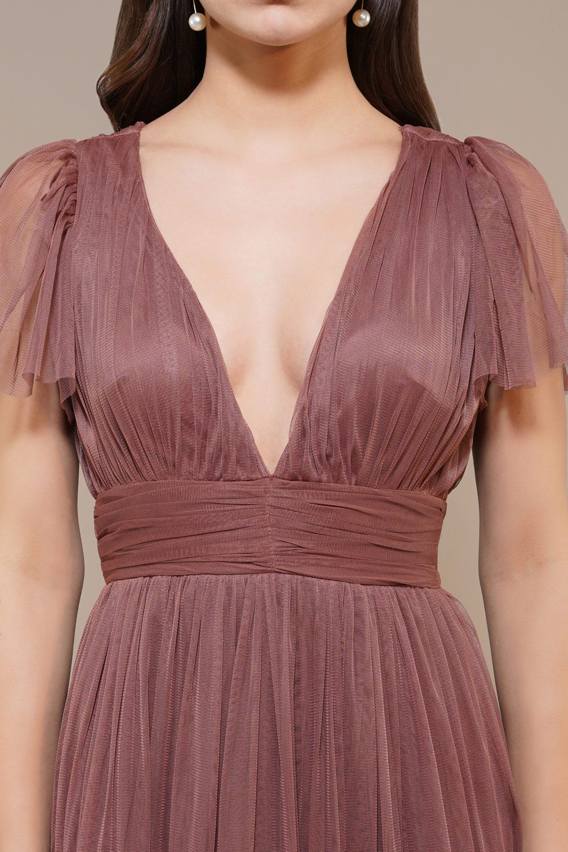 Madison Midi Rose Brown