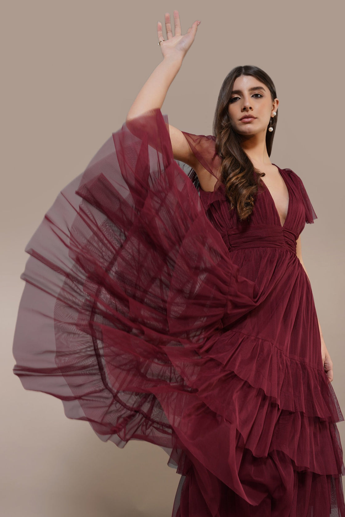 Madison Midi Burgundy