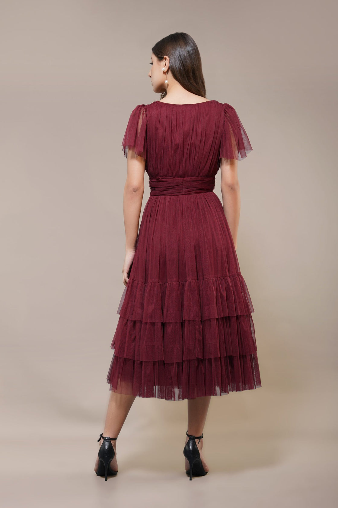 Madison Midi Burgundy
