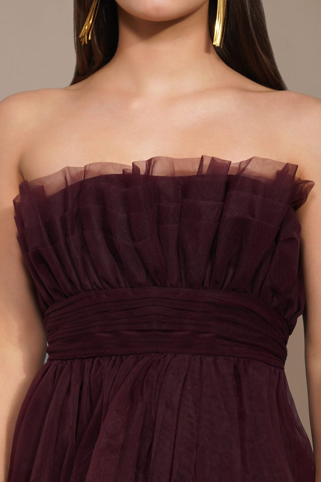 Natalia Midi Burgundy