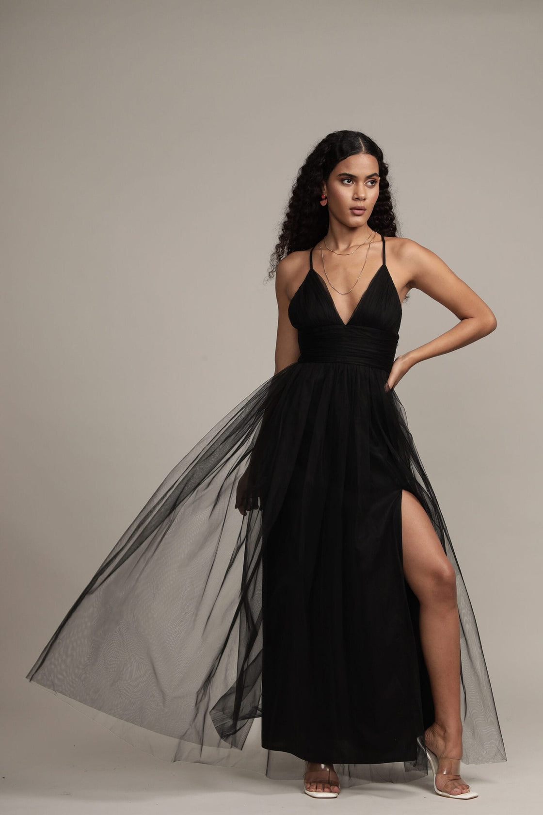 Opal Tulle Black