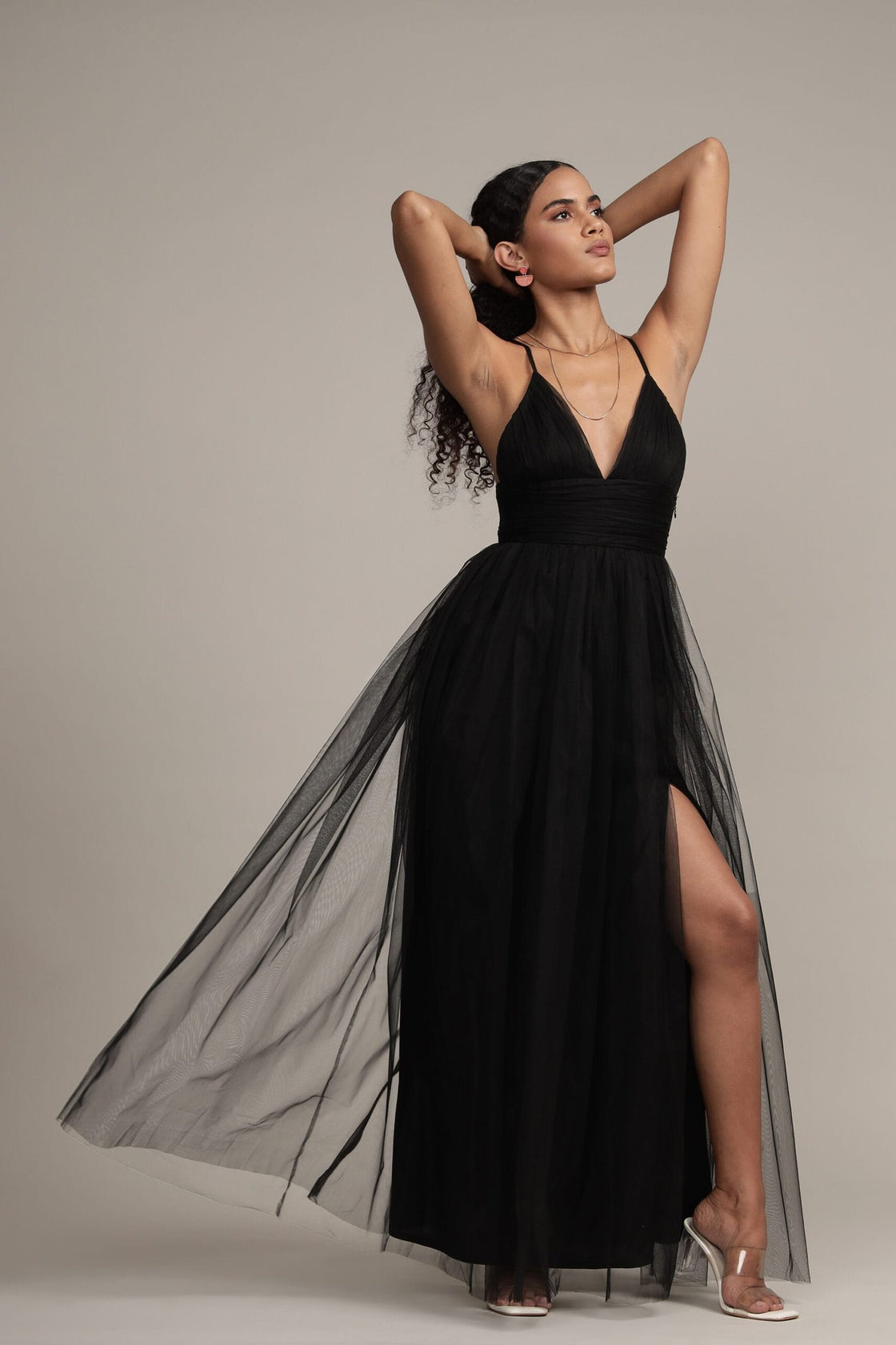 Opal Tulle Black