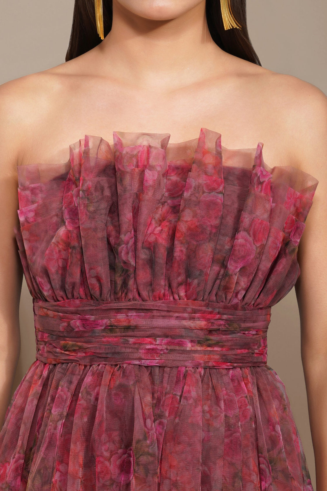 Nisrat Midi Pink Floral