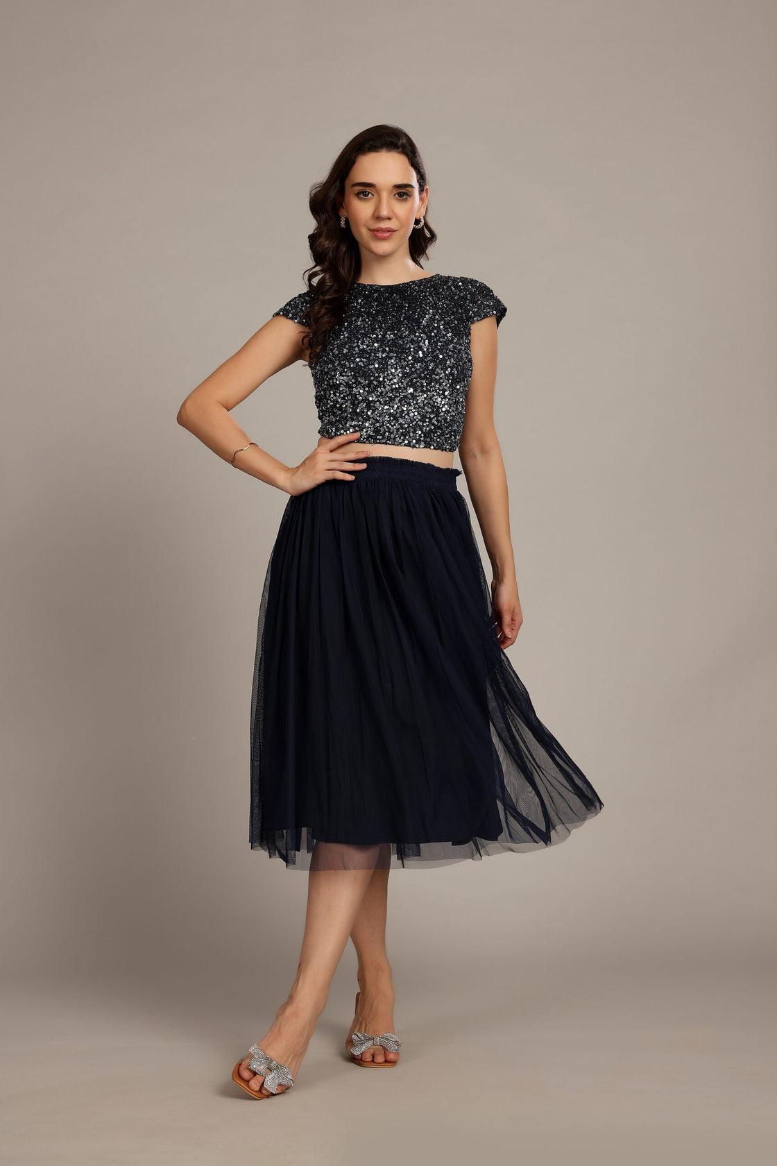 Zoi Navy Blue Set