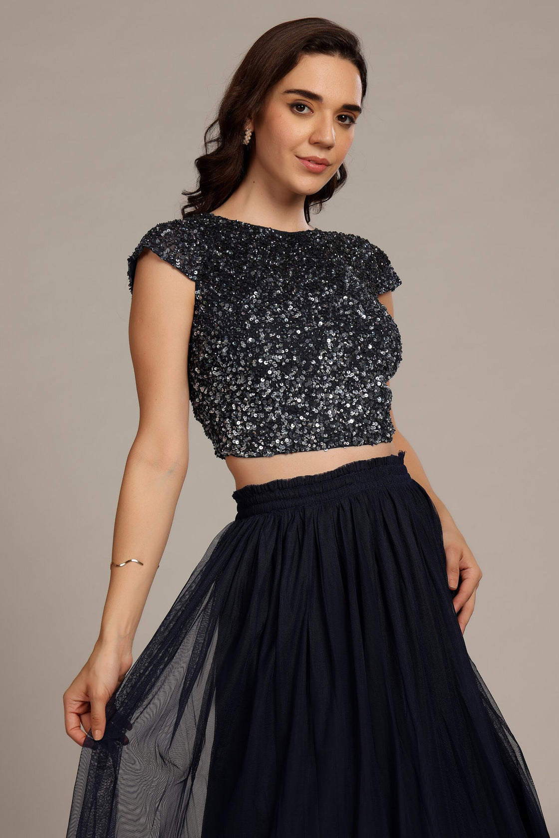 Zoi Navy Blue Set