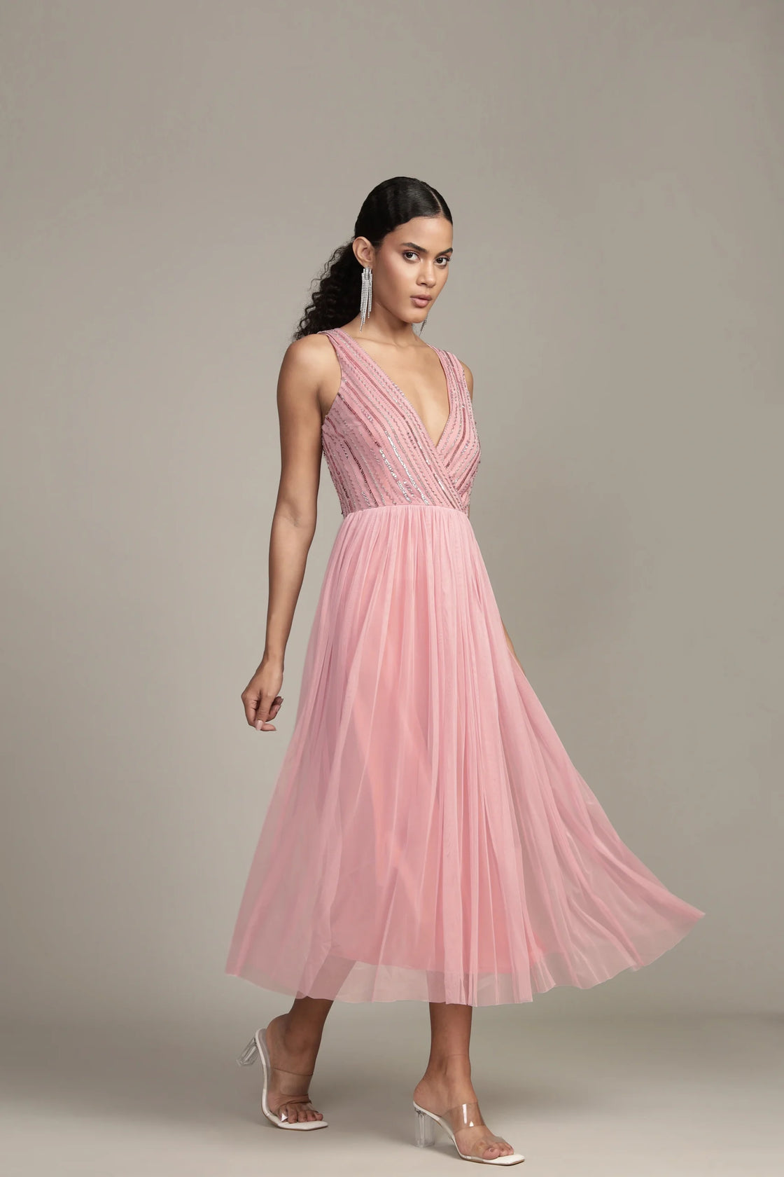 Millie Embellished Pink