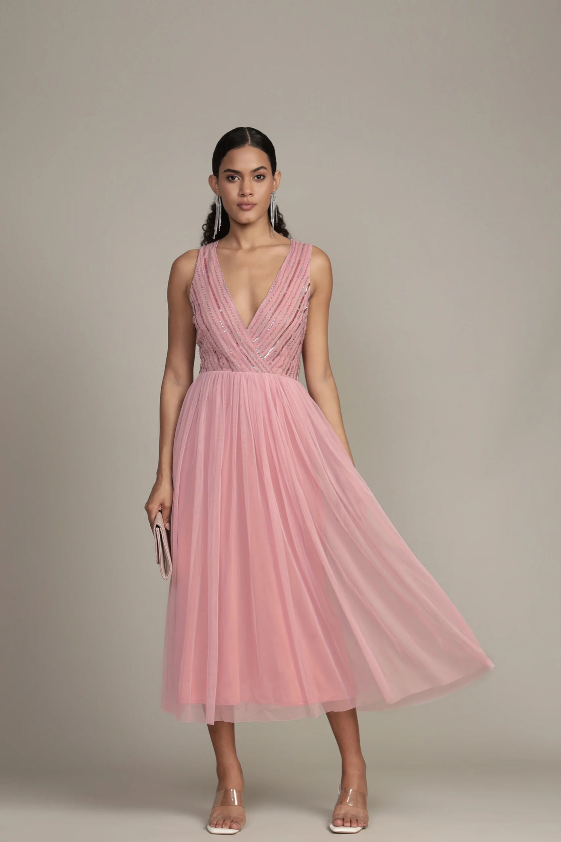 Millie Embellished Pink