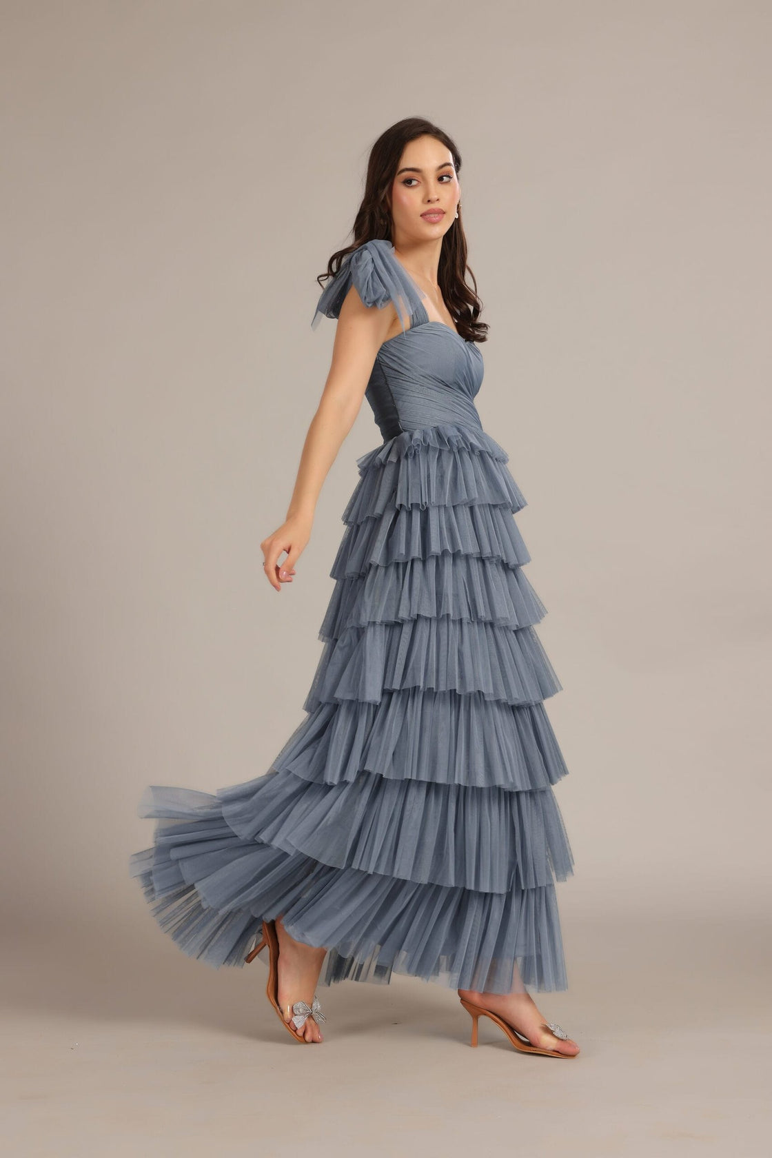 Ophelia Maxi Dusty Blue