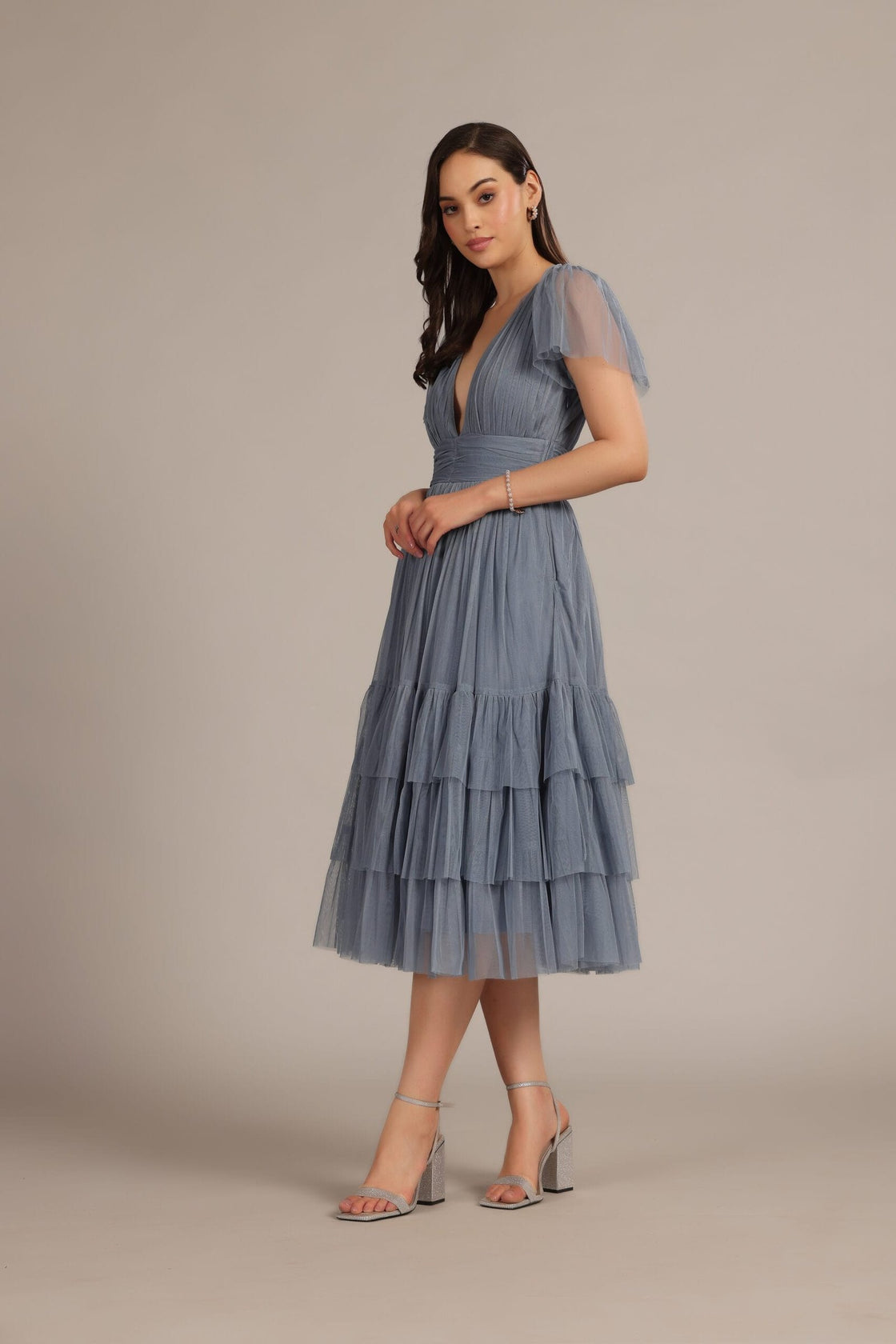 Madison Midi Dusty Blue