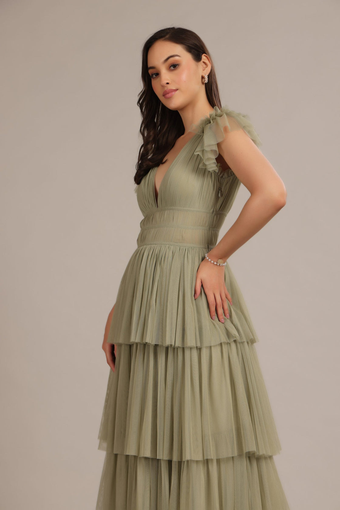 Naomi Maxi Dull Olive