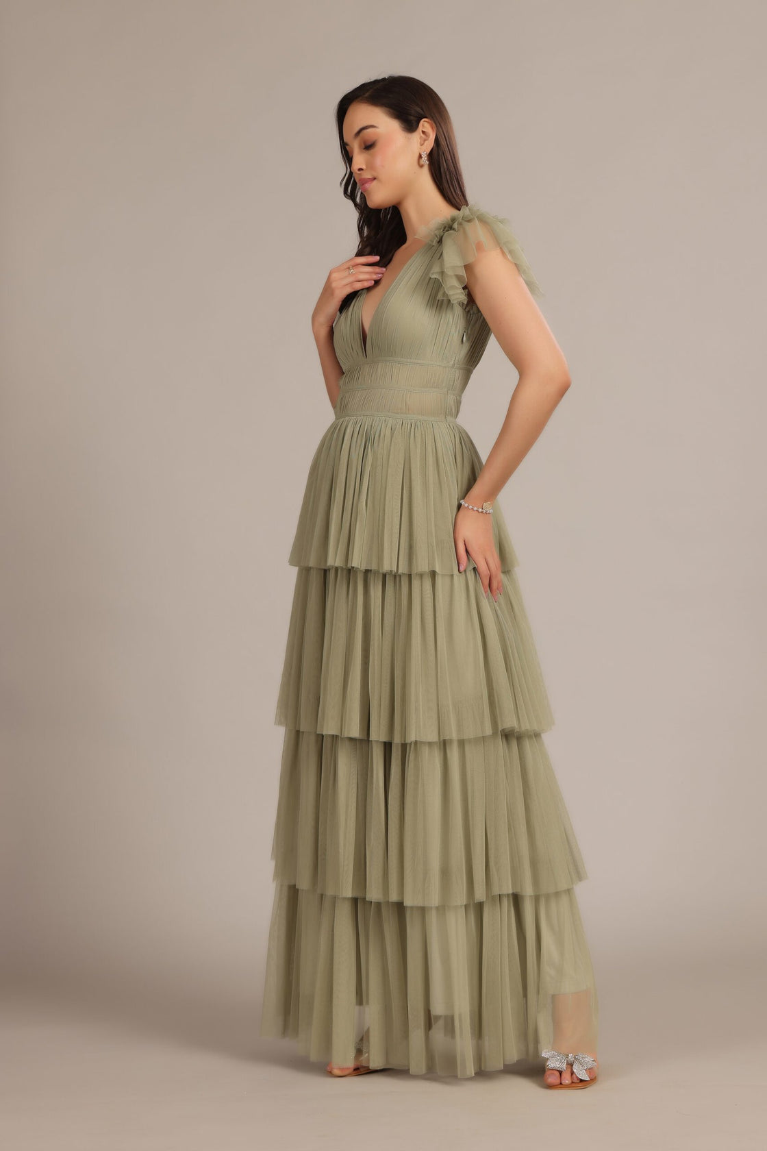 Naomi Maxi Dull Olive
