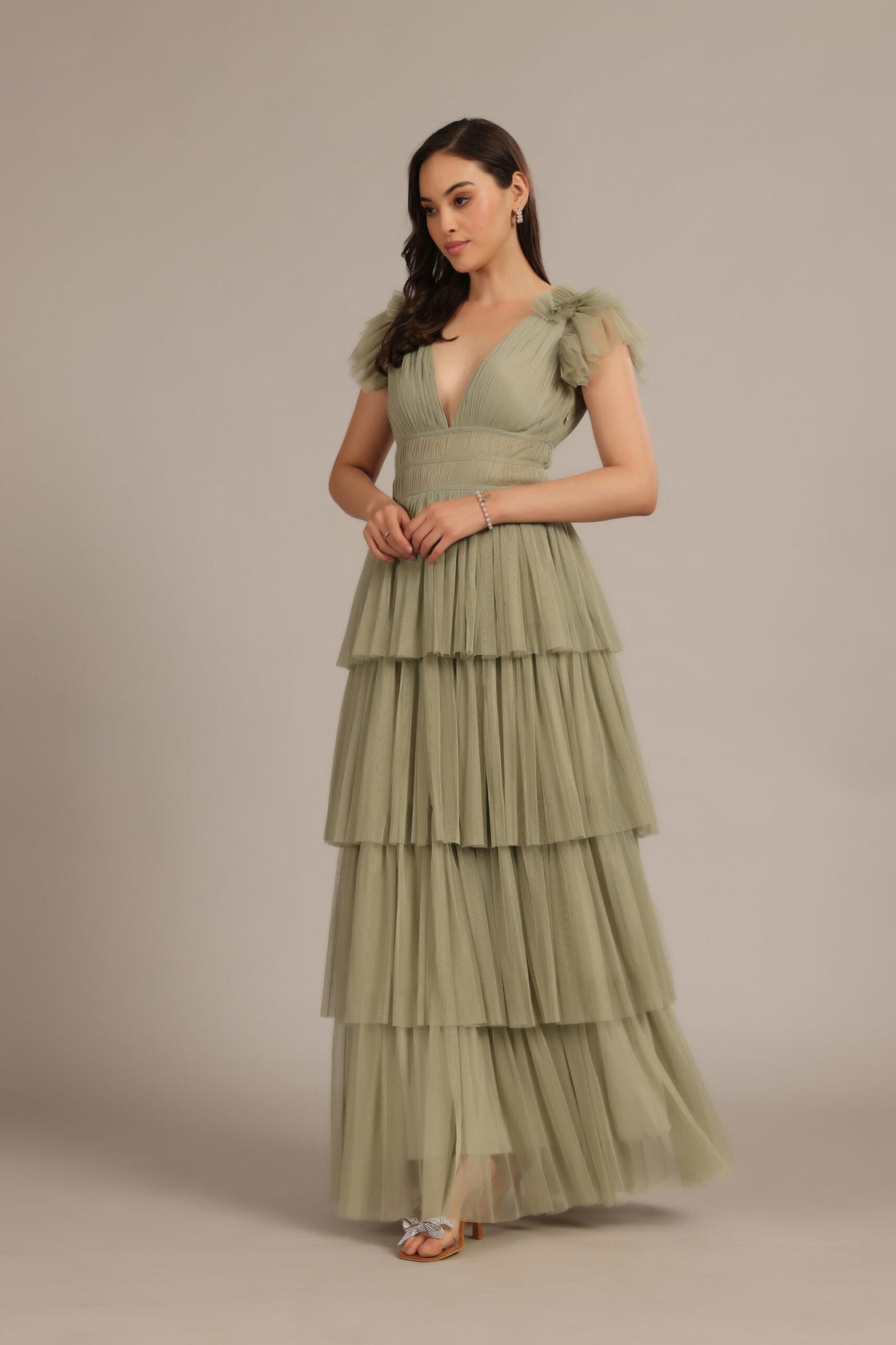Naomi Maxi Dull Olive