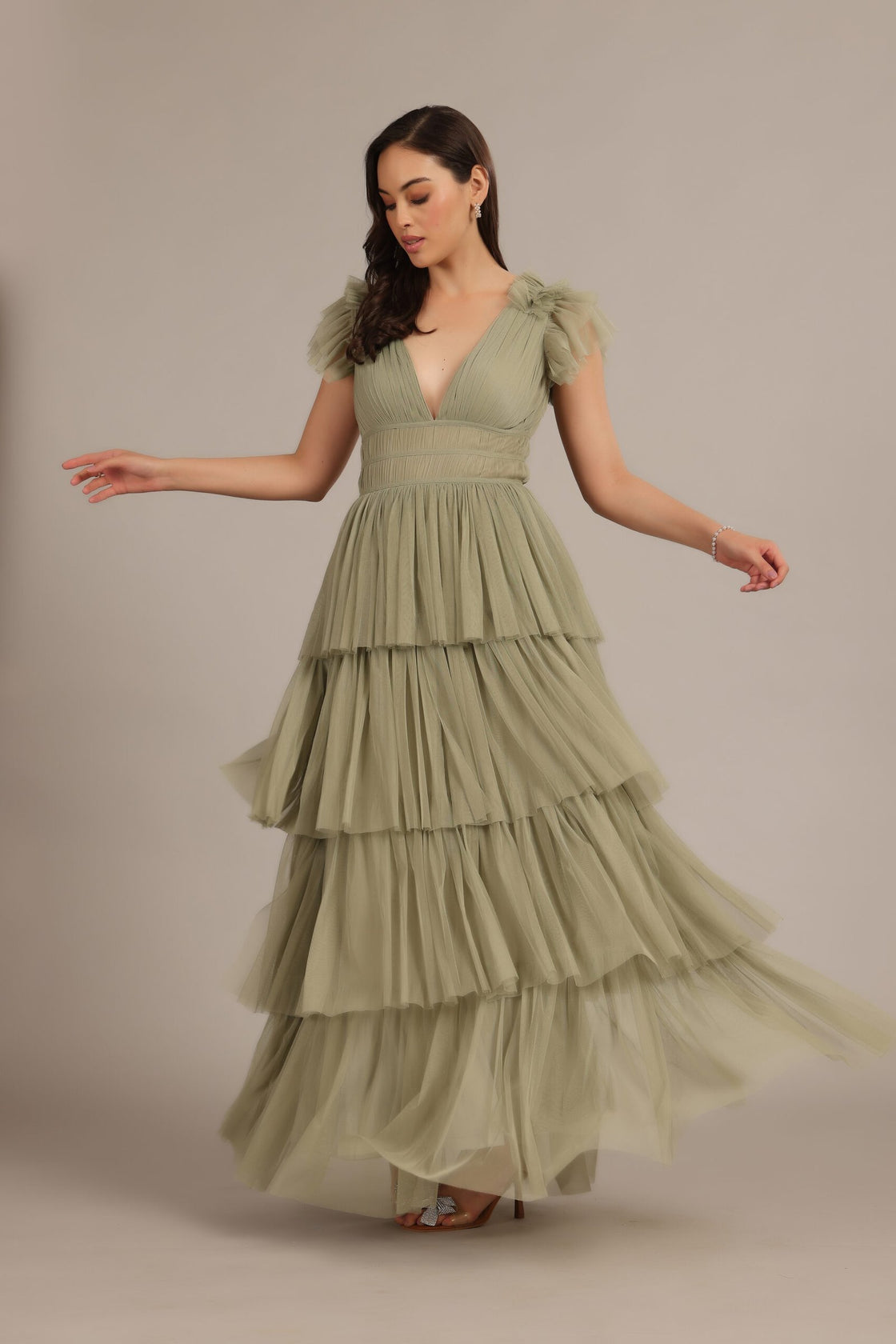 Naomi Maxi Dull Olive